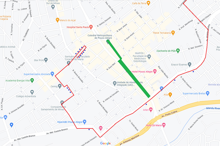 Prefeitura informa alteração no trânsito para Parada Natalina